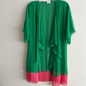 Oversized Overlay/Beach coverup.